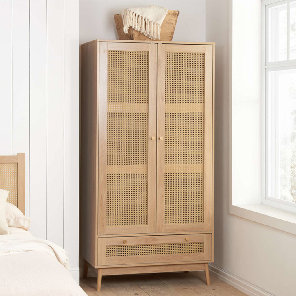 Washington Rattan Wardrobe
