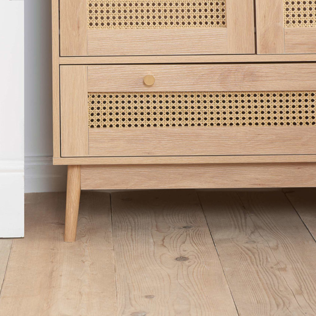 Washington Rattan Wardrobe