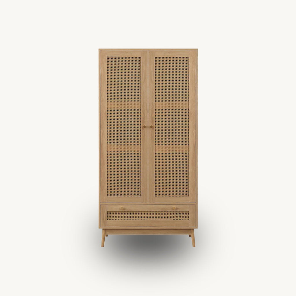 Washington Rattan Wardrobe