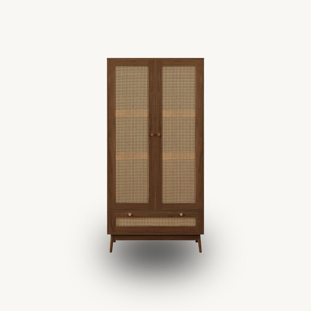 Washington Rattan Wardrobe