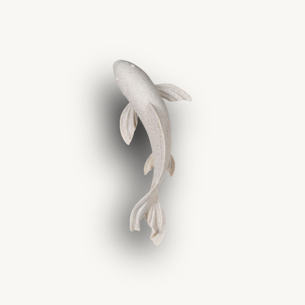 White Koi Wall Art