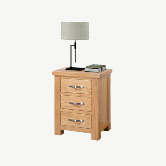 Wiltshire Bedside With 3 Drawers