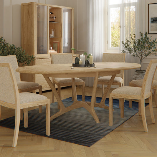Gothenburg Oval Extending Dining Table