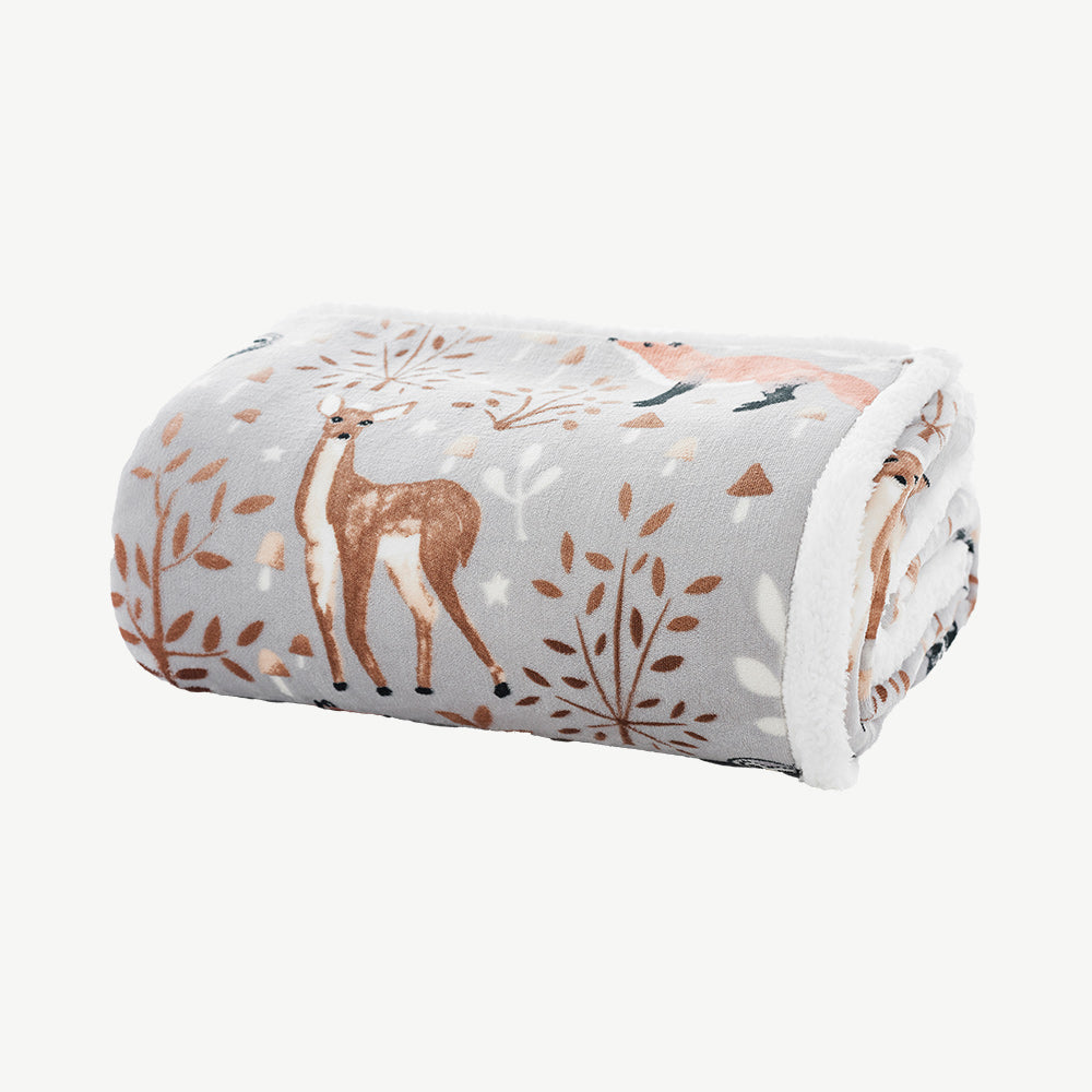 WINTER WILD LIFE THROW