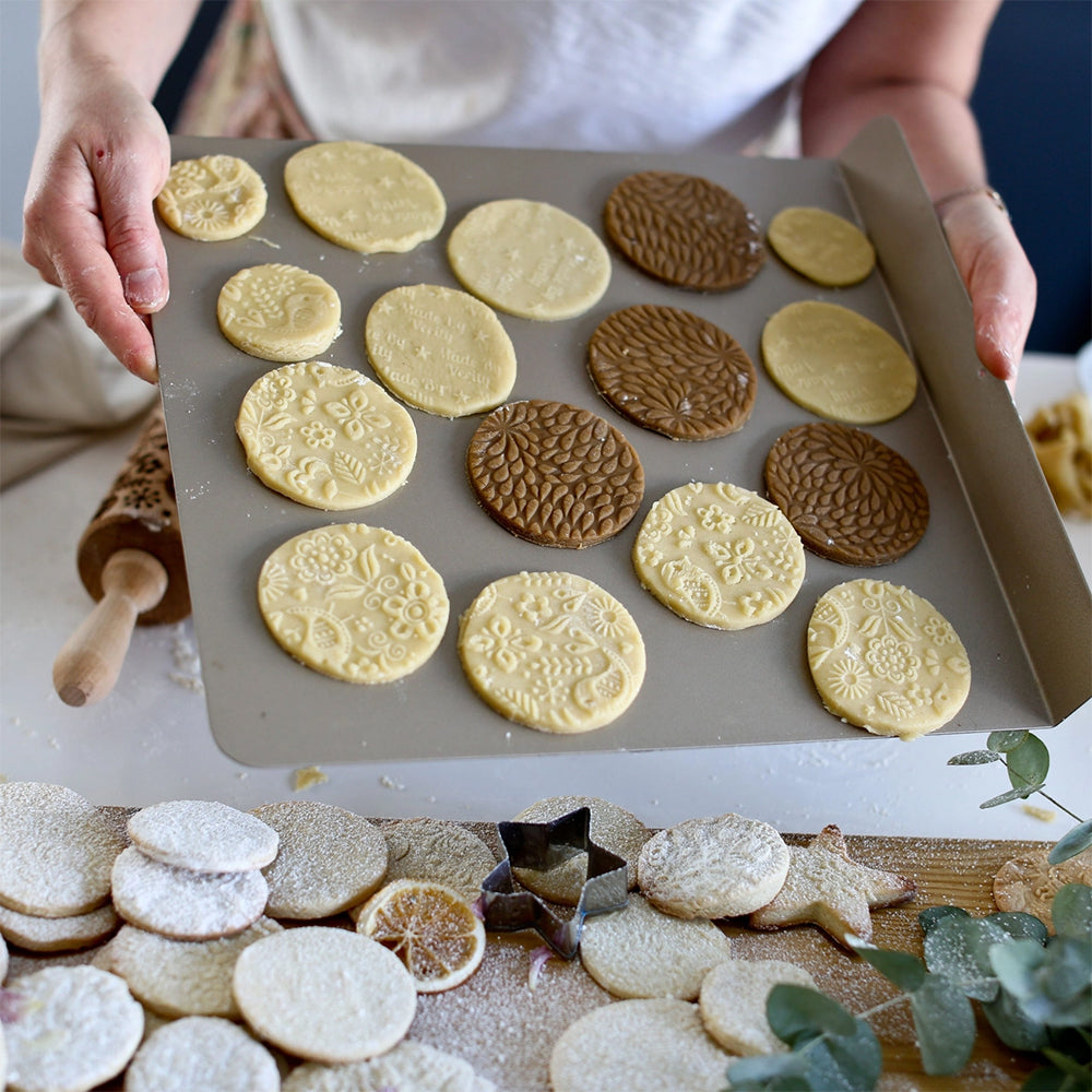 Winter Cabin Rolling Pin