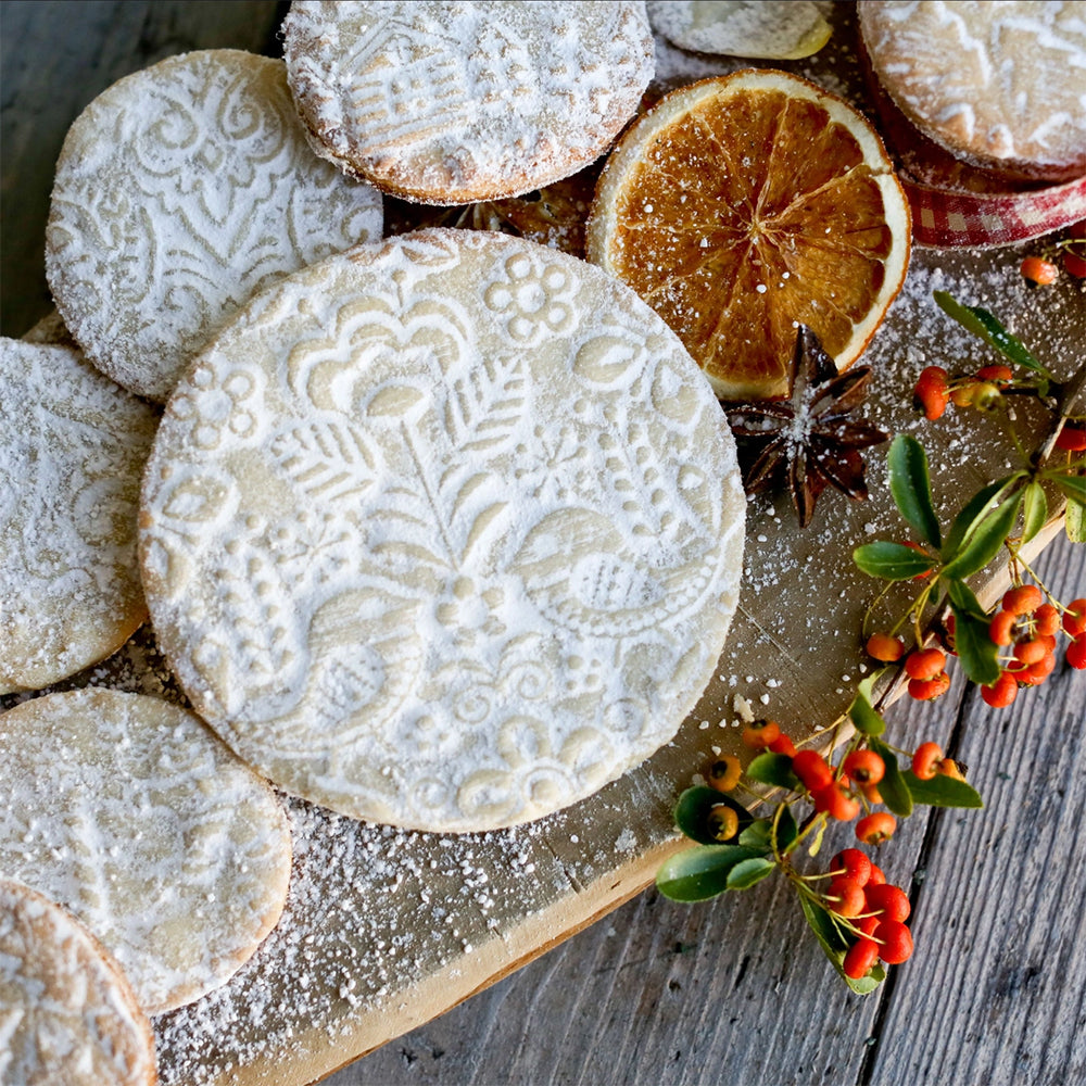 Winter Cabin Rolling Pin