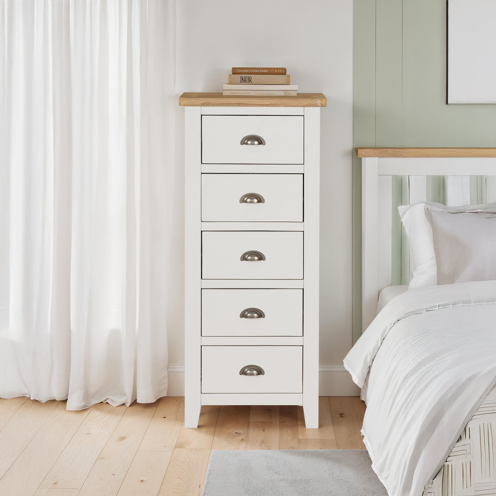 Witney 5 Drawer Narrow Chest of Drawers