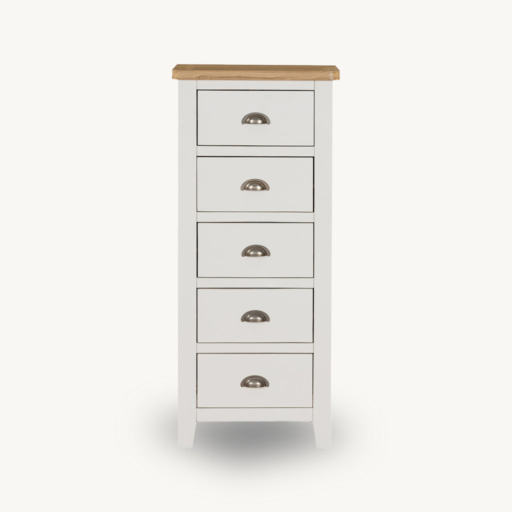 Witney 5 Drawer Narrow Chest of Drawers