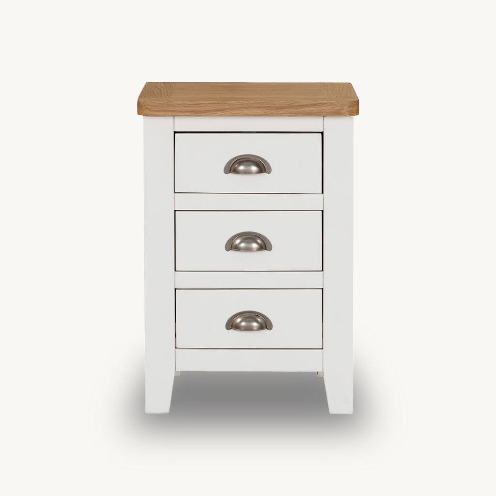 Witney 3 Drawer Bedside Table