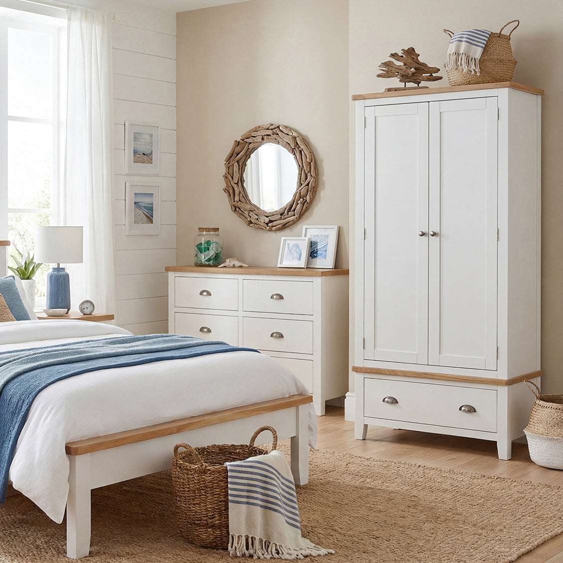 Witney 2 Door 1 Drawer Wardrobe
