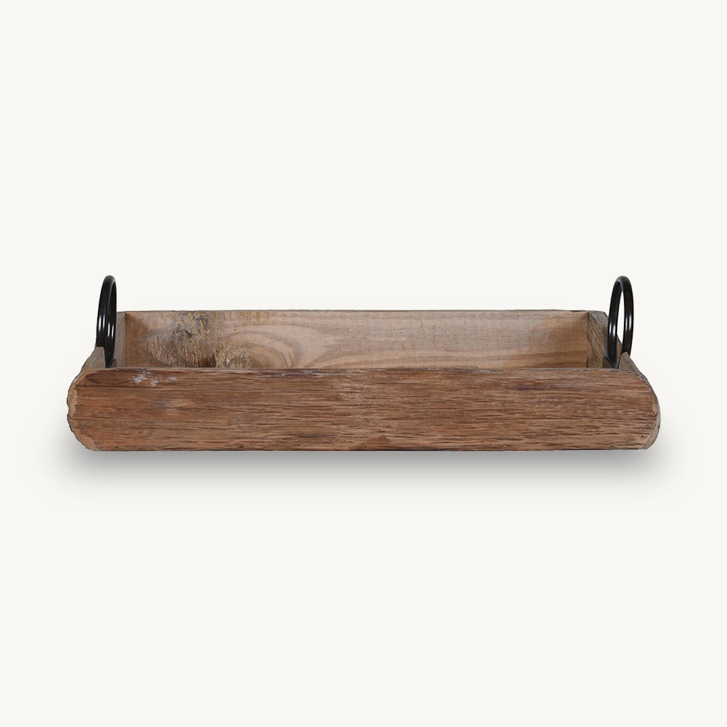 Wooden Tray with Handles