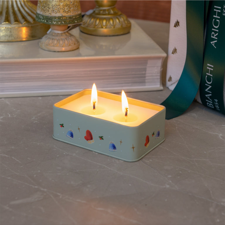 Xmas Village Tin Scented Candle