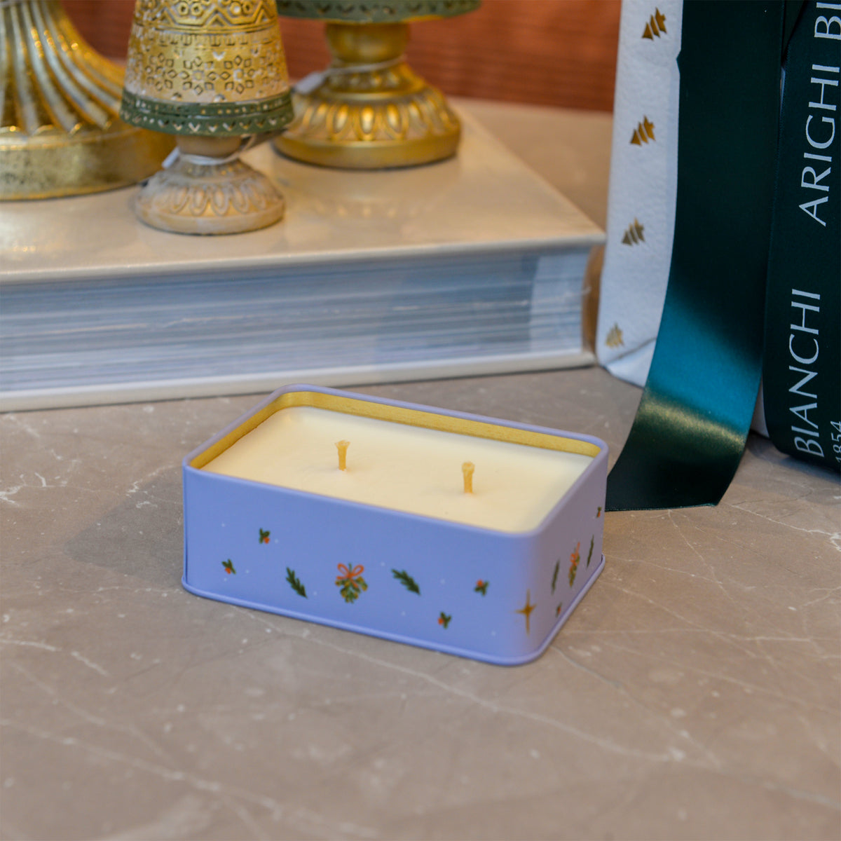 Xmas Village Tin Scented Candle