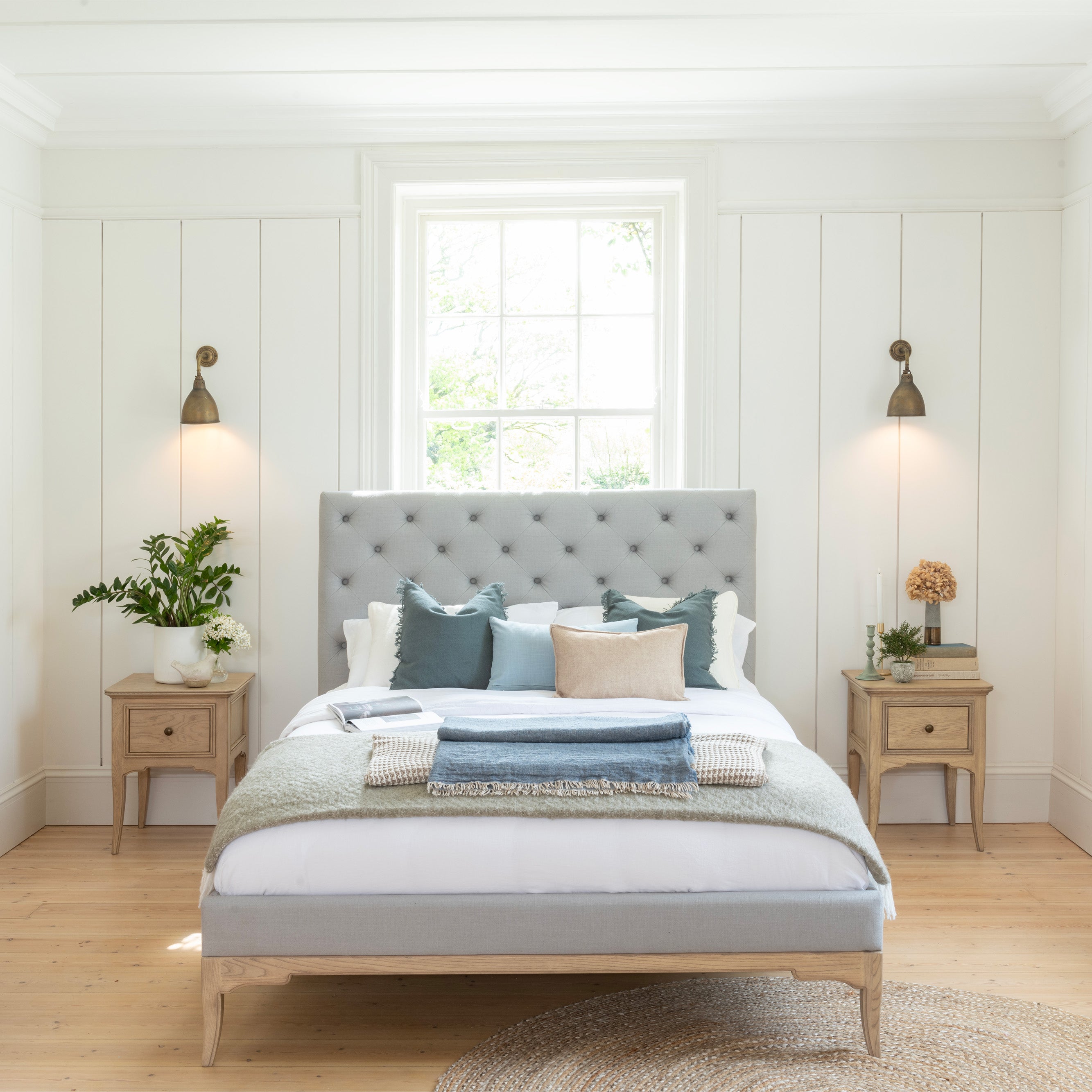 Toulon Low End Grey Bed Frame