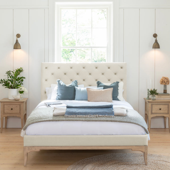 Toulon Low End Cream Bed Frame