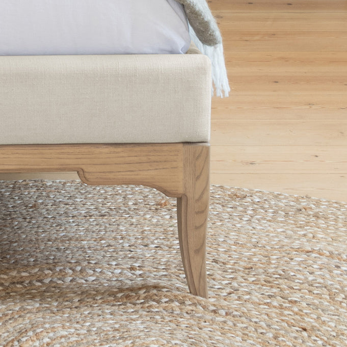 Toulon Low End Cream Bed Frame