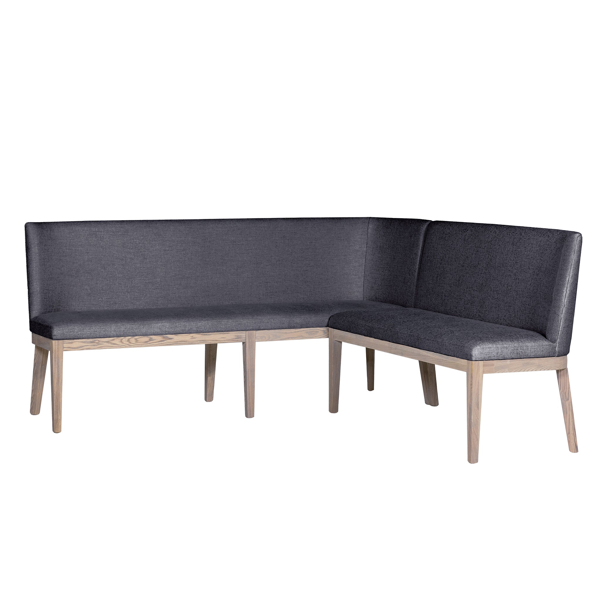 Boden Corner Bench in Dark Grey