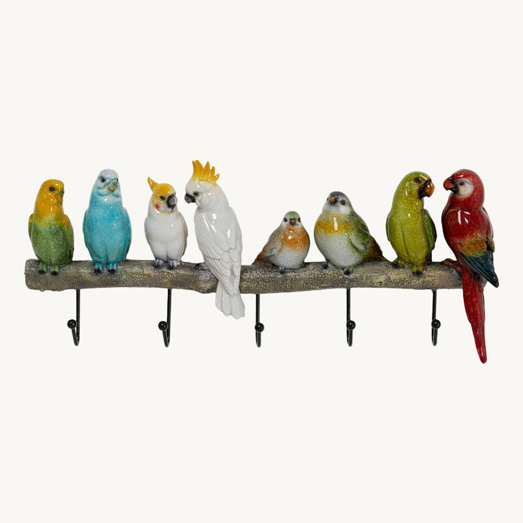 Exotic Bird Coat Rack