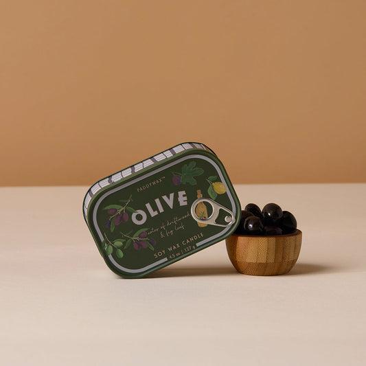 Bistro Fig & Olive Tin Scented Candle