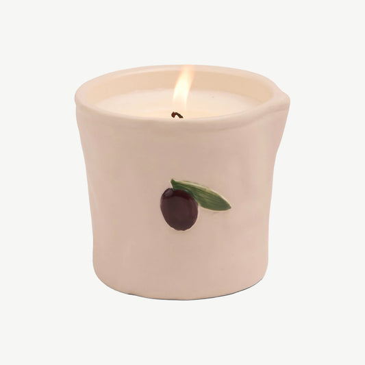 Bistro Fig & Olive Ceramic Candle