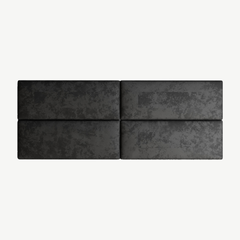EasyMount Upholstered Wall Panels Pack of 2 in Black