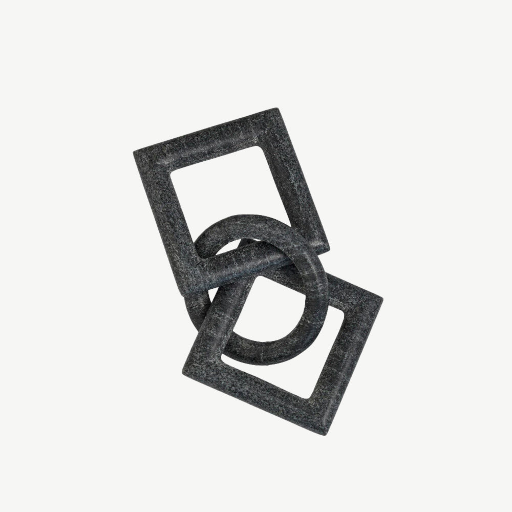 Ellia marble decoration in Black