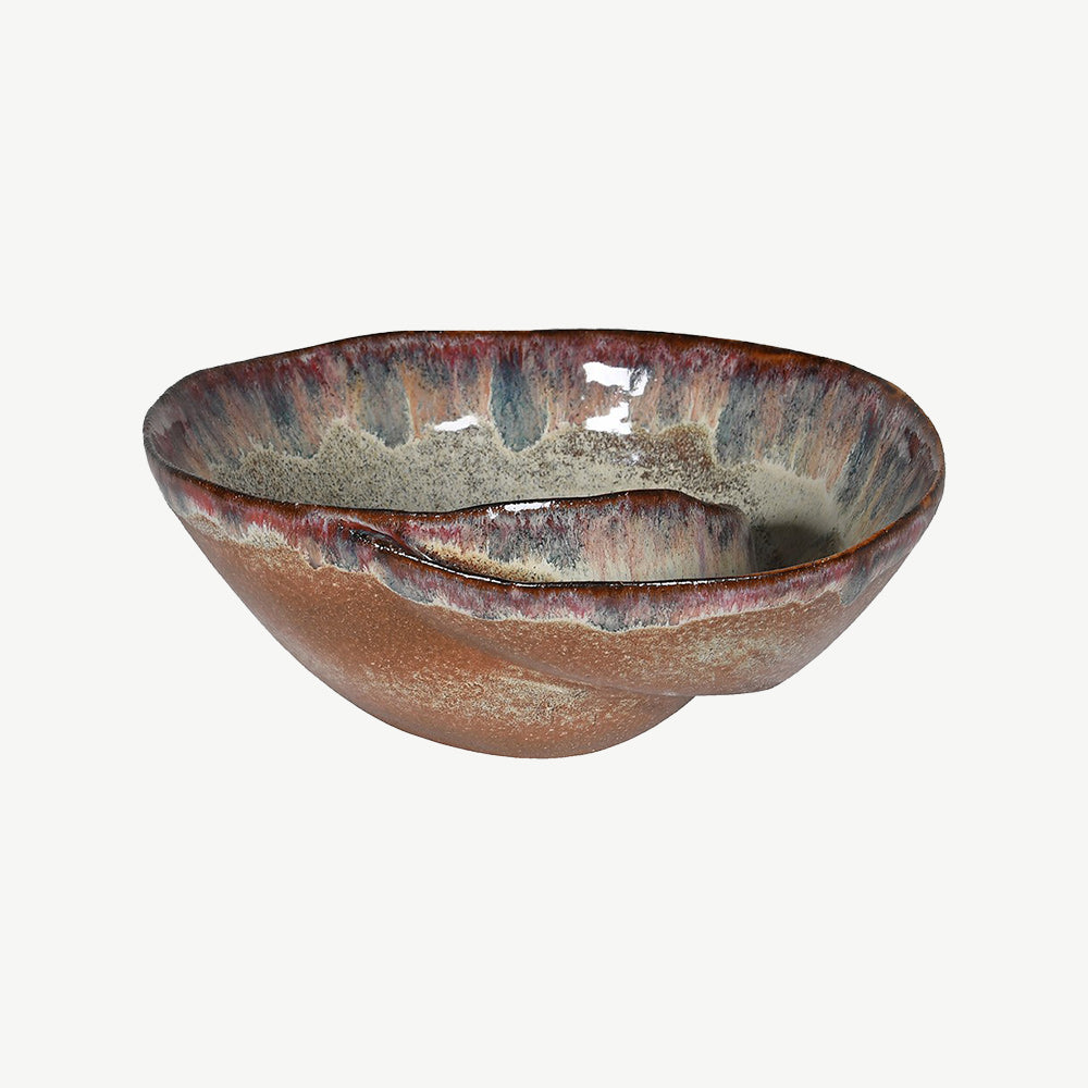 Brown Ombre Shell Effect Bowl