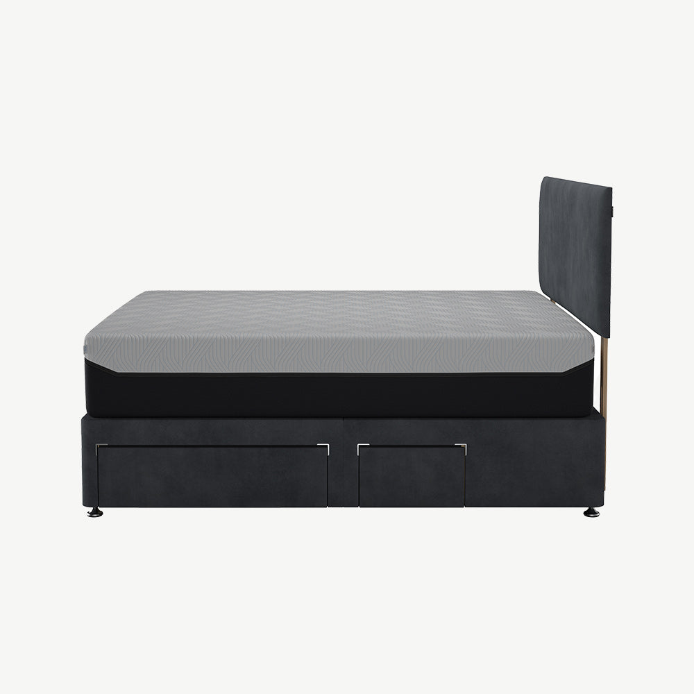 TEMPUR® Buckingham Conti Drawer Divan in Anthracite