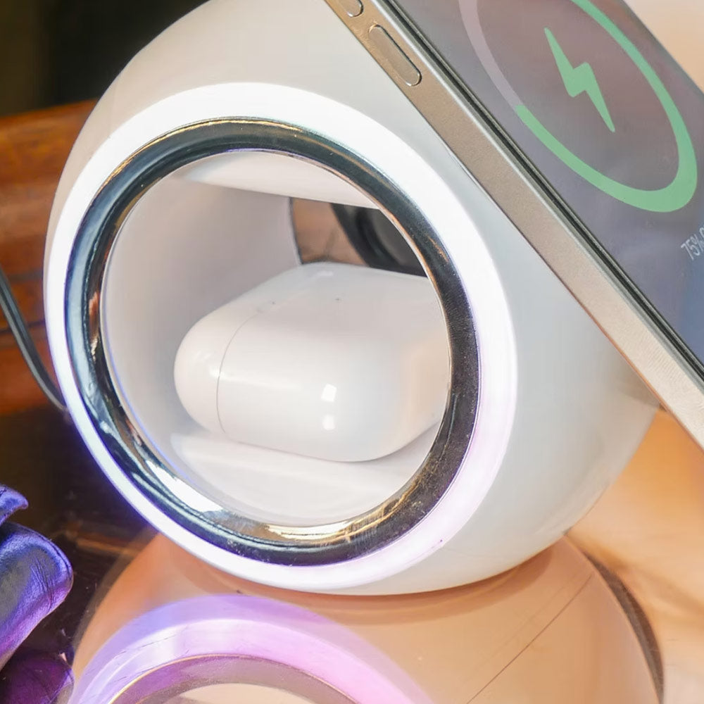 Capsule Apple Wireless Charger in Pink