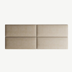 EasyMount Upholstered Wall Panels Pack of 8 in Cream