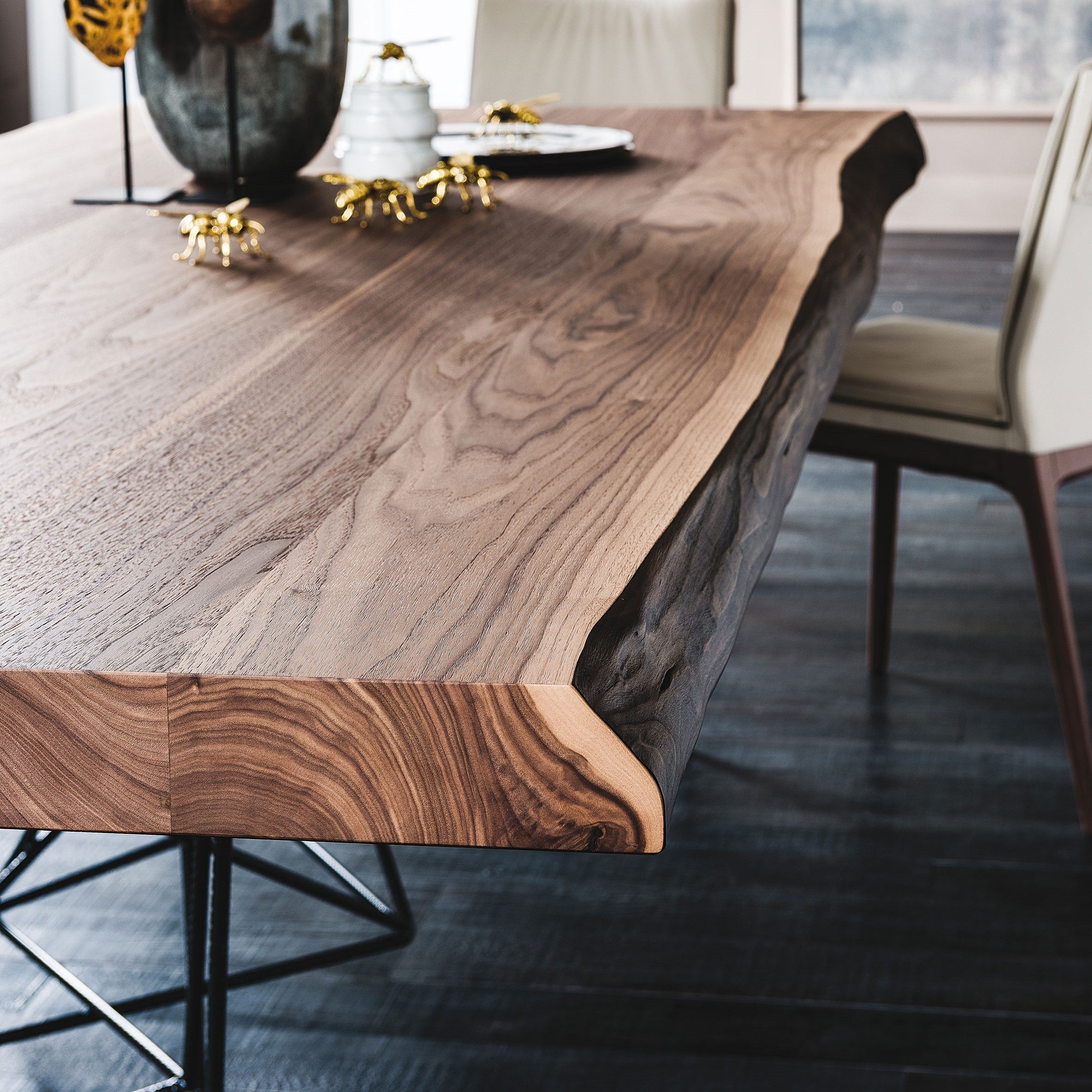 Cattelan Italia Gordon Deep Wood Dining Table