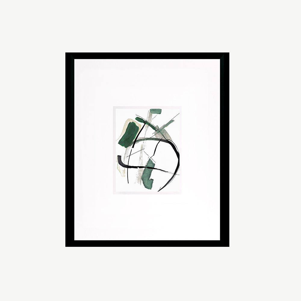 Green Lines I Wall Art