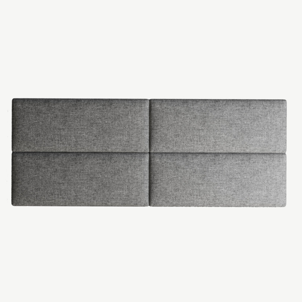 EasyMount Upholstered Wall Panels Pack of 8 in Grey-2