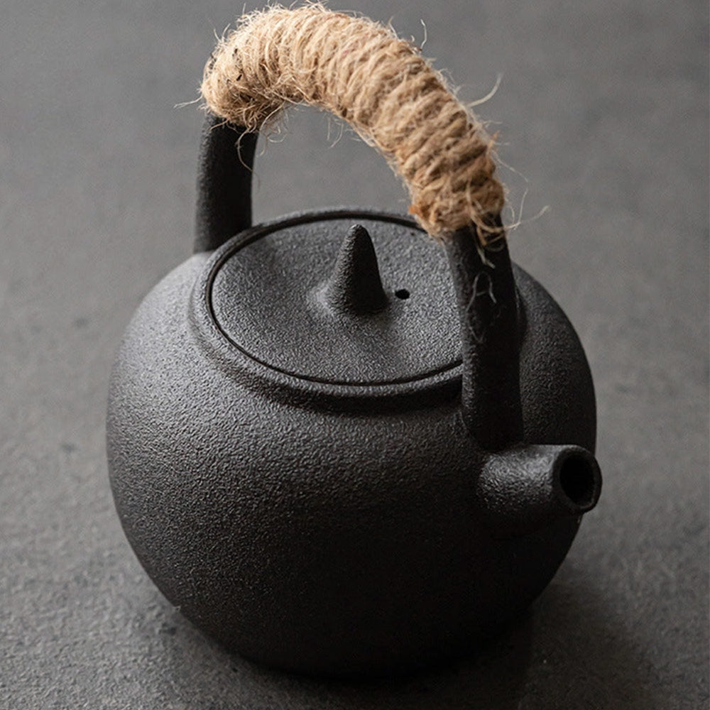 Handamade Japanese Tea Set in Black