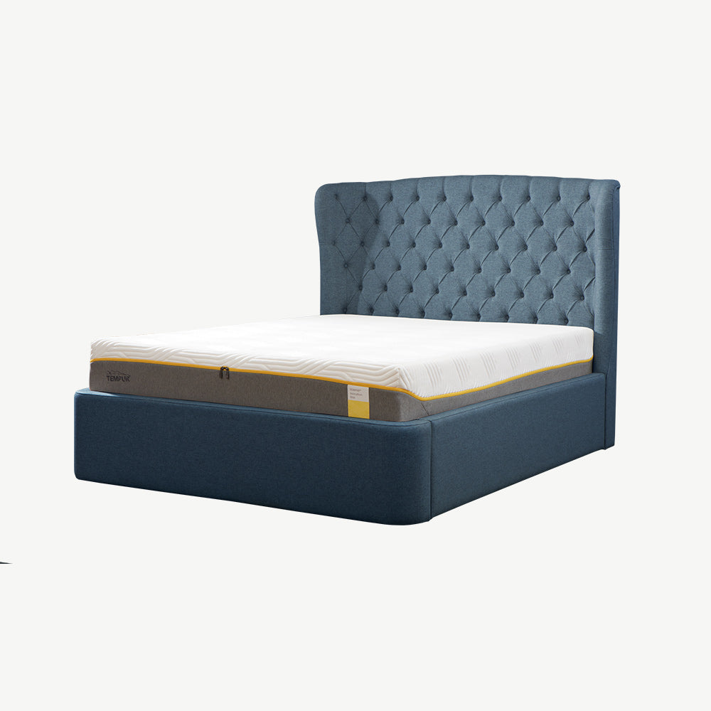 TEMPUR® Holcot Ottoman Bed in Navy