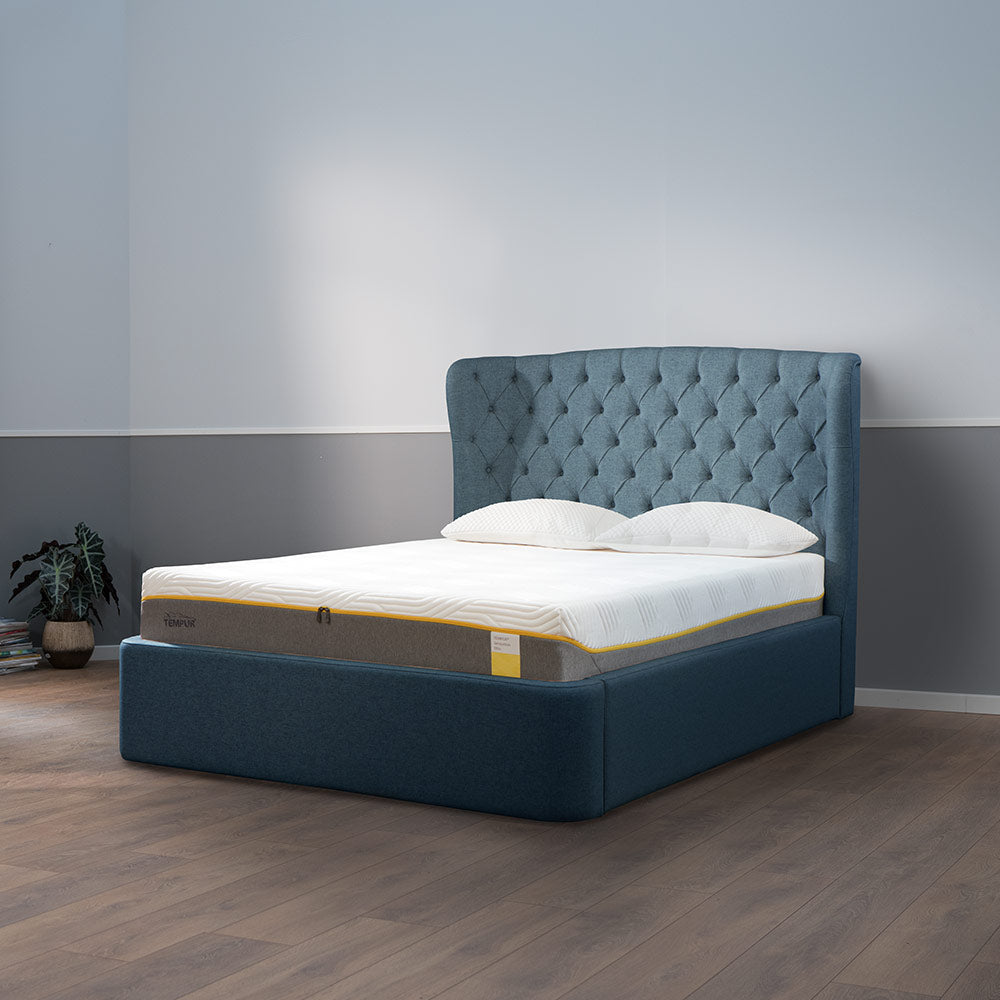 TEMPUR® Holcot Ottoman Bed in Navy