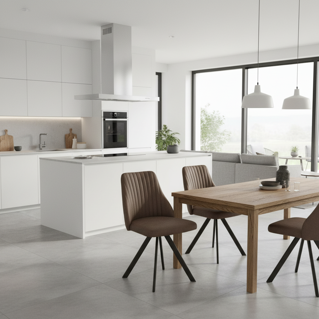 Brady Dining Chair in Brown