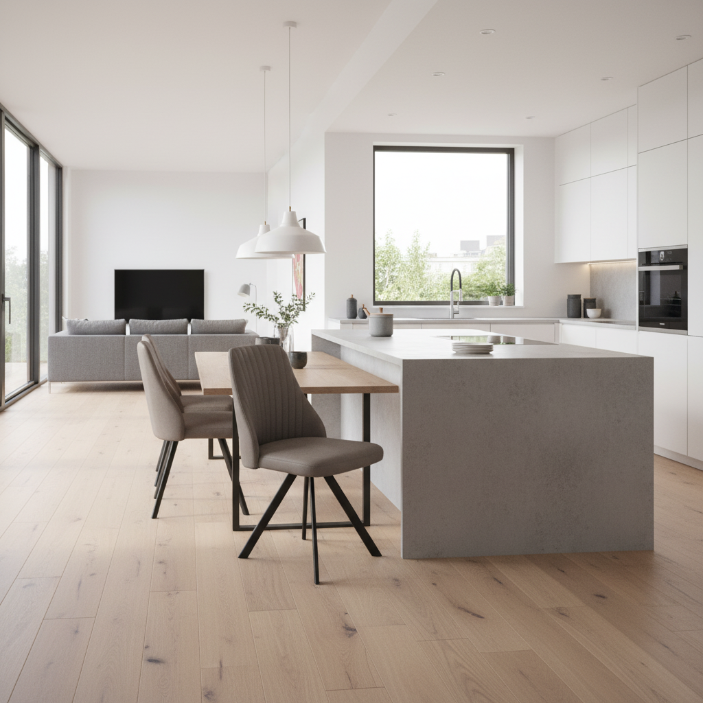 Brady Dining Chair in Light Grey