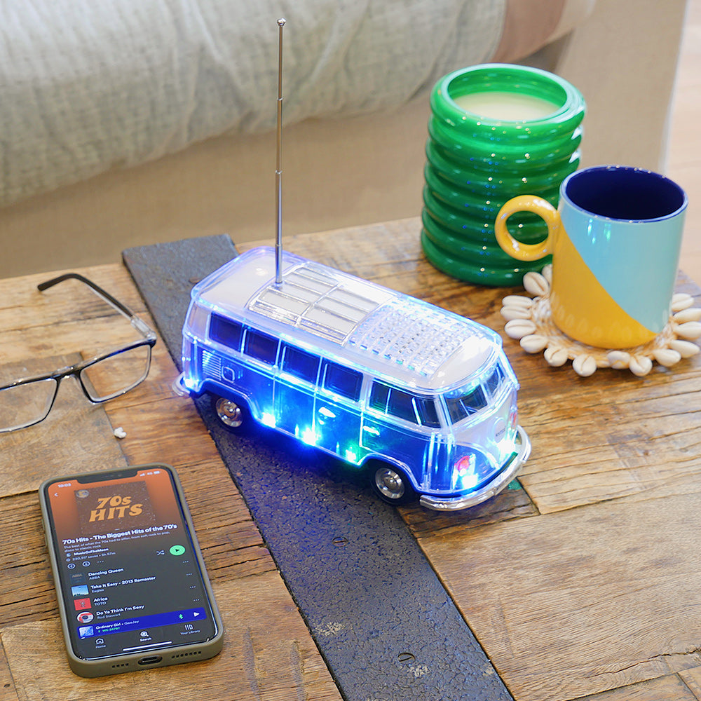 Camper Car Speaker in Blue