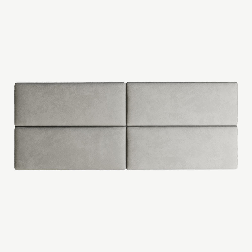 EasyMount Upholstered Wall Panels Pack of 2 in Light-silver