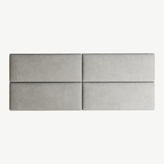 EasyMount Upholstered Wall Panels Pack of 2 in Light-silver