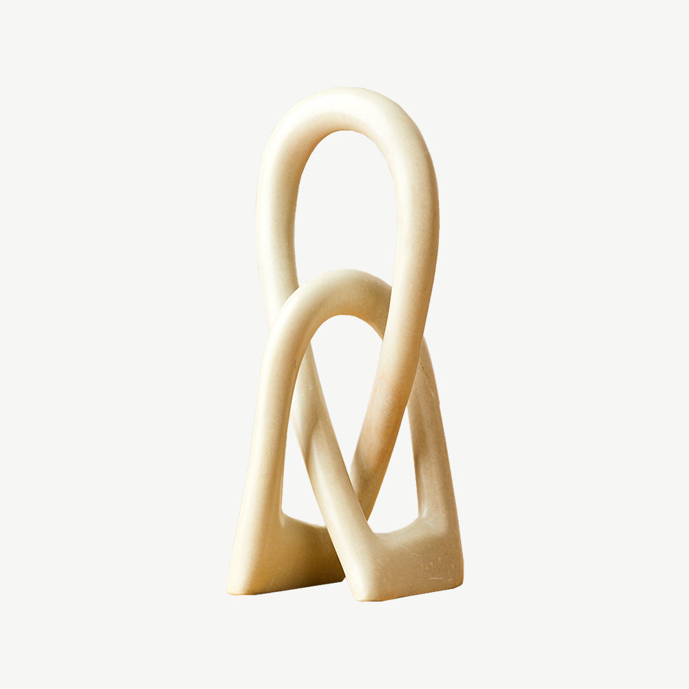 Lover's Knot Natural Stone Sculpture