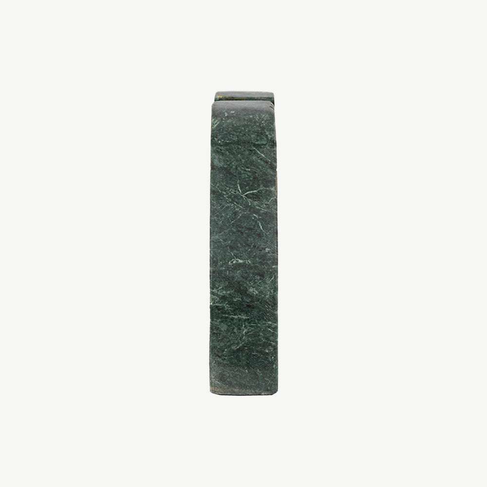 Marble Bookend Set of 2 in Green