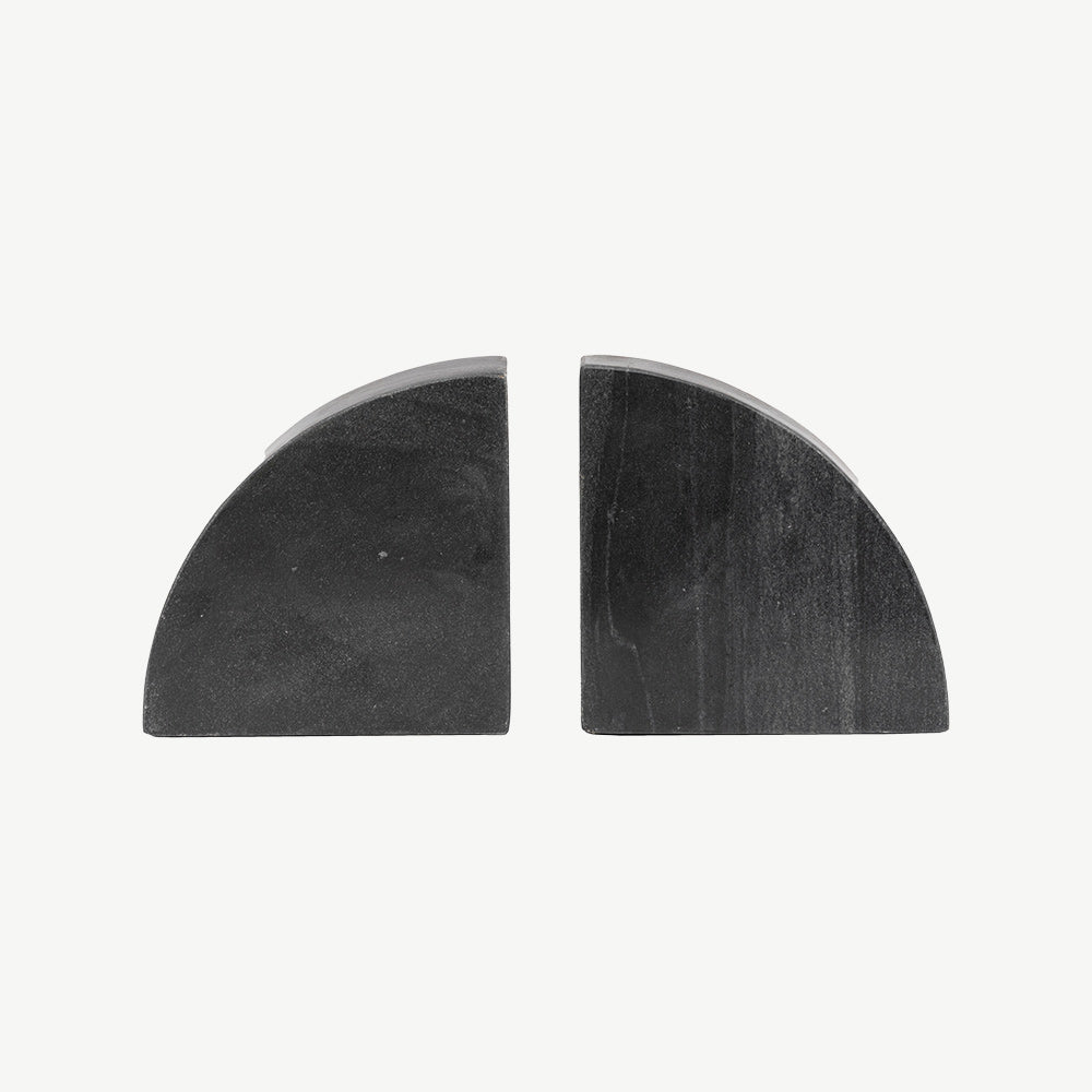 Marble Bookend Set of 2 in Stone 