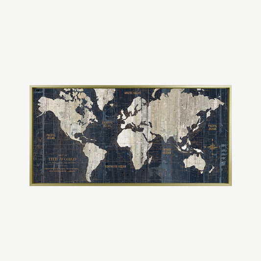 Old World Map Wall Art