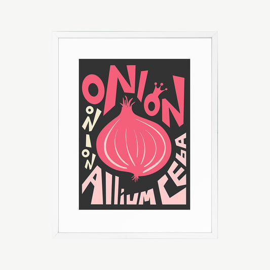 Onion Framed Wall Art