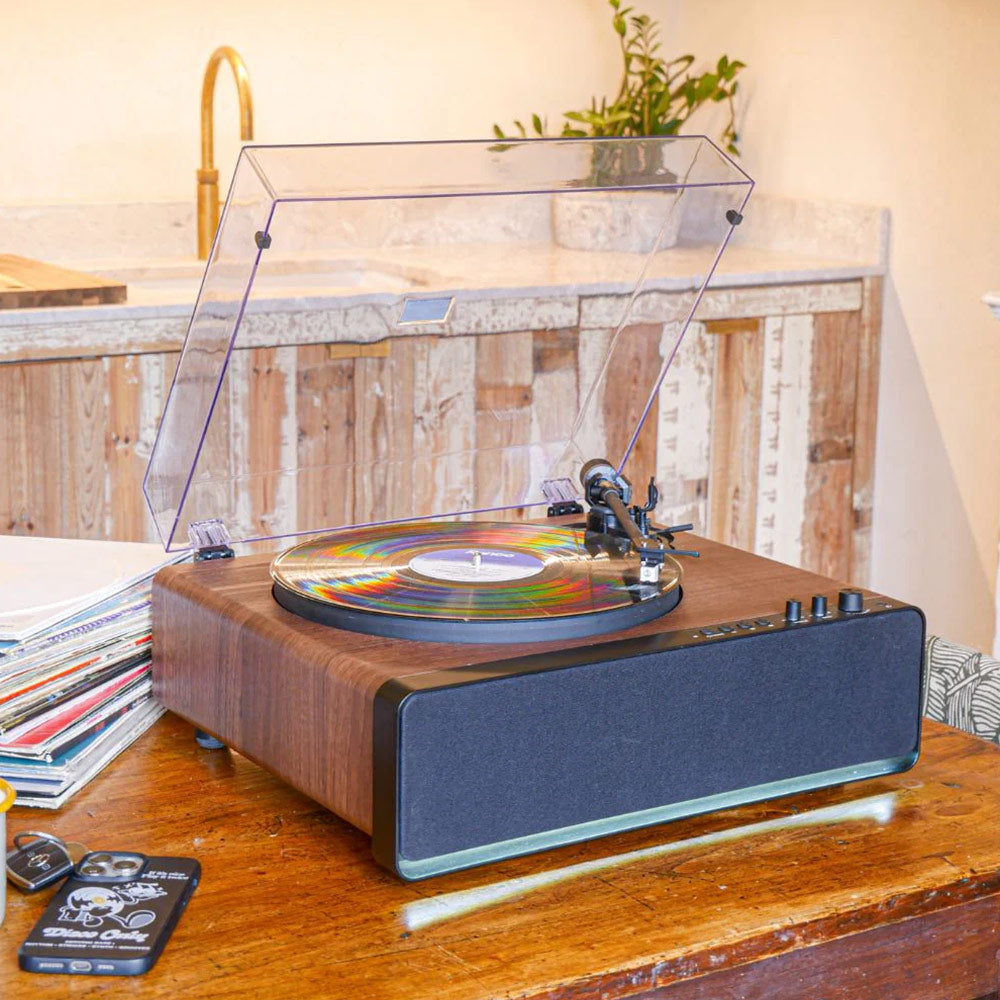 Richmond Deluxe High Power Record Player in Walnut