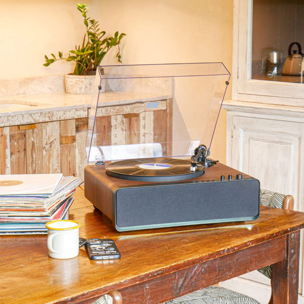 Richmond Deluxe High Power Record Player in Walnut