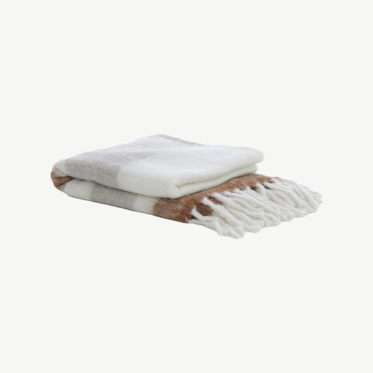 Sand Brown Throw