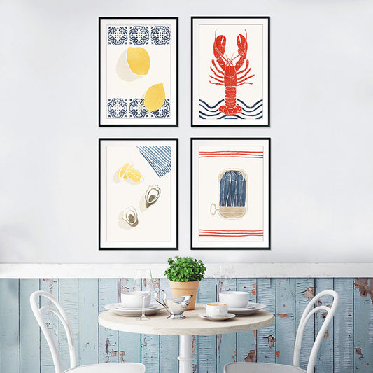 Seafood & Lemons II Wall Art